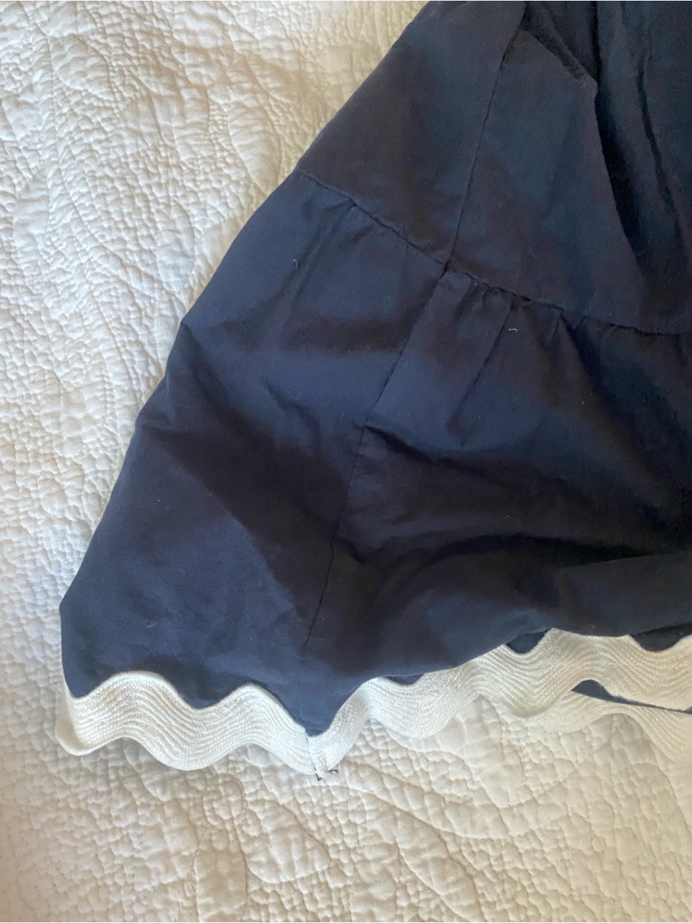 Oversized Linen Tiered Dress Navy Blue Size S NWOT Coastal Quiet Luxury
Beautif - Picture 5 of 5